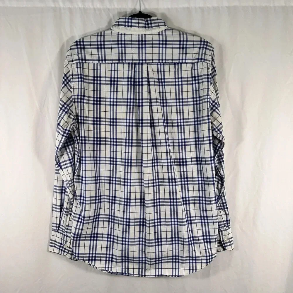 Tommy Hilfiger Dress Shirt Men's Medium Plaid Button Up Long Sleeve Heritage - Picture 6 of 8